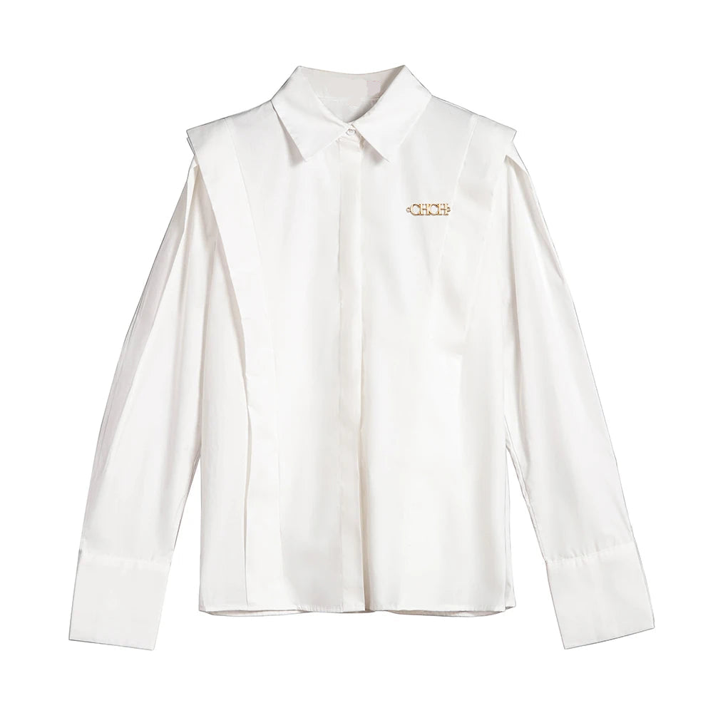 CHAYCHA | Blouse Élégante à Col Montant