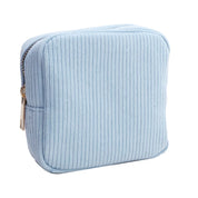 Aura | Trousse de maquillage en velours côtelé tendance et spacieuse