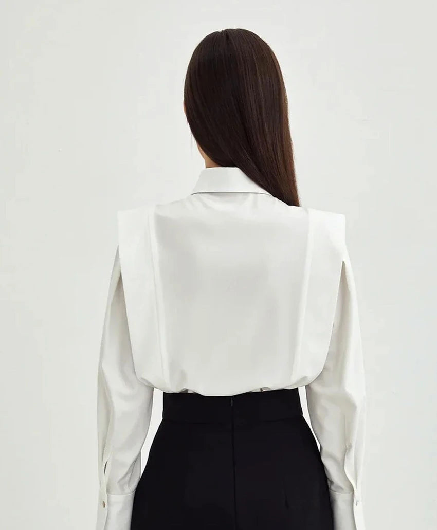 CHAYCHA | Blouse Élégante à Col Montant