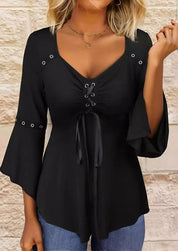MARYAM | Elegant V-neck Blouse