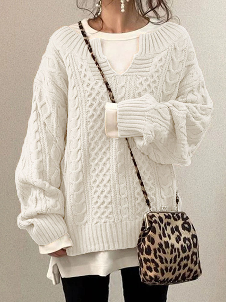 Emilia | Pull en maille épaisse et douillet pour un look intemporel