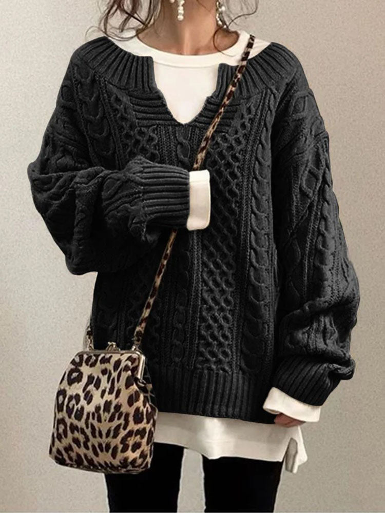 Emilia | Pull en maille épaisse et douillet pour un look intemporel