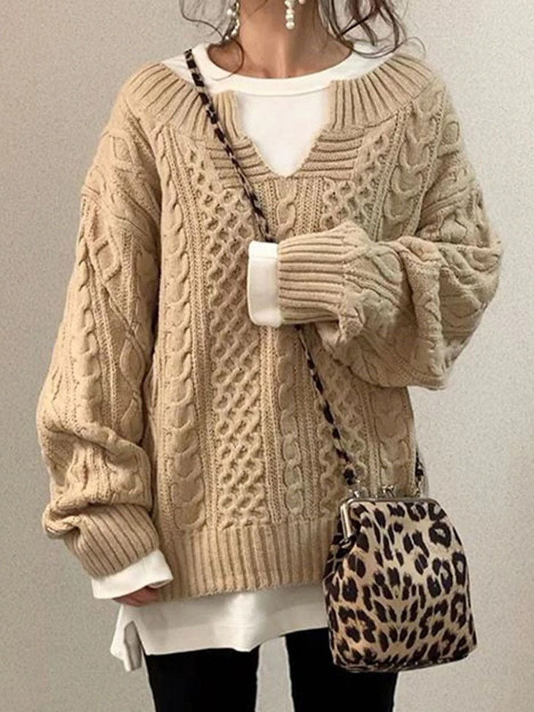Emilia | Pull en maille épaisse et douillet pour un look intemporel