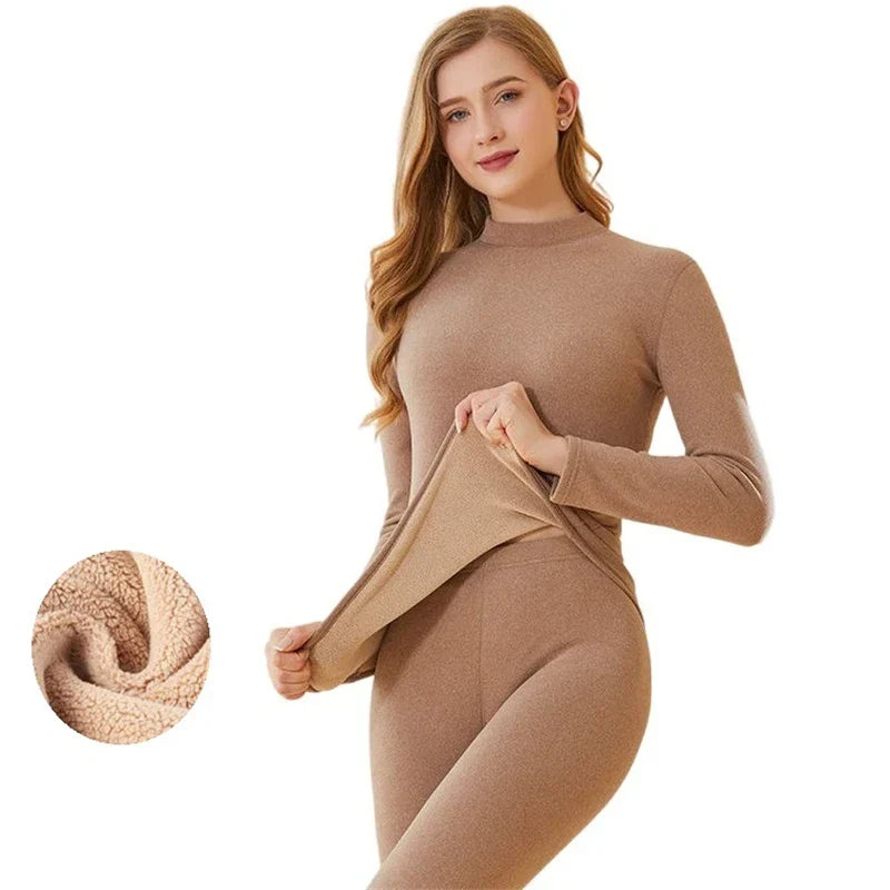 CIA | Ensemble de sous-vêtements thermiques d'hiver pour femmes