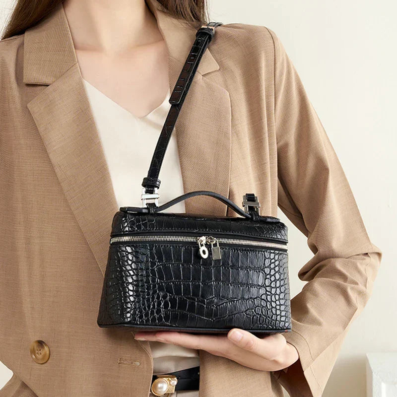 Elisa | Nahkainen käsilaukku yläkahvalla naisille