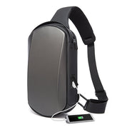 Sac à bandoulière BANGE pour homme, imperméable, avec port de chargement USB 0