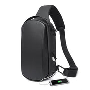 Sac à bandoulière BANGE pour homme, imperméable, avec port de chargement USB 1