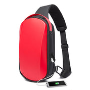 Sac à bandoulière BANGE pour homme, imperméable, avec port de chargement USB 10