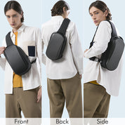 Sac à bandoulière BANGE pour homme, imperméable, avec port de chargement USB 6