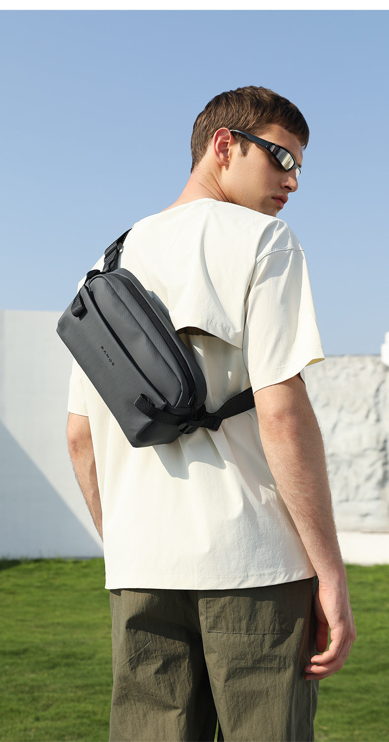 Sac à bandoulière urbain minimaliste et imperméable BANGE pour les déplacements et les voyages 3