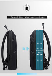 Sac à dos Bange pour ordinateur portable 15 pouces, ultra fin, extensible, antivol, pour homme 6