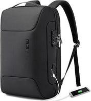 Sac à dos antivol BANGE avec port de chargement USB, sac à dos professionnel léger pour hommes et femmes 0