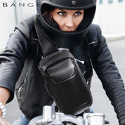 Sac à dos bandoulière BANGE, sac messager antivol en fibre de carbone 2