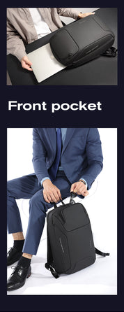 Sac à dos d'affaires minimaliste BANGE avec port USB 8