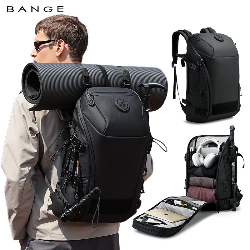 Sac à dos d'extérieur imperméable BANGE 2025 pour la randonnée, le camping et les voyages 0