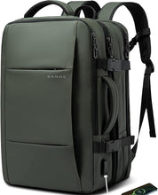 Sac à dos de voyage BANGE Weekender, sac à dos de voyage extensible de 45 L pour avions, sac à dos convertible pour voyage, sac à dos pour ordinateur portable 17,3 pouces résistant à l'eau pour hommes et femmes… 7