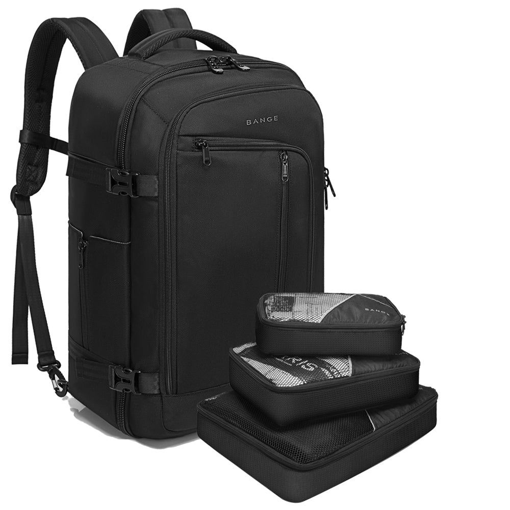 Sac à dos de voyage BANGE, sac week-end de 40 litres avec homologation FAA (sac à dos à 3 compartiments) 0