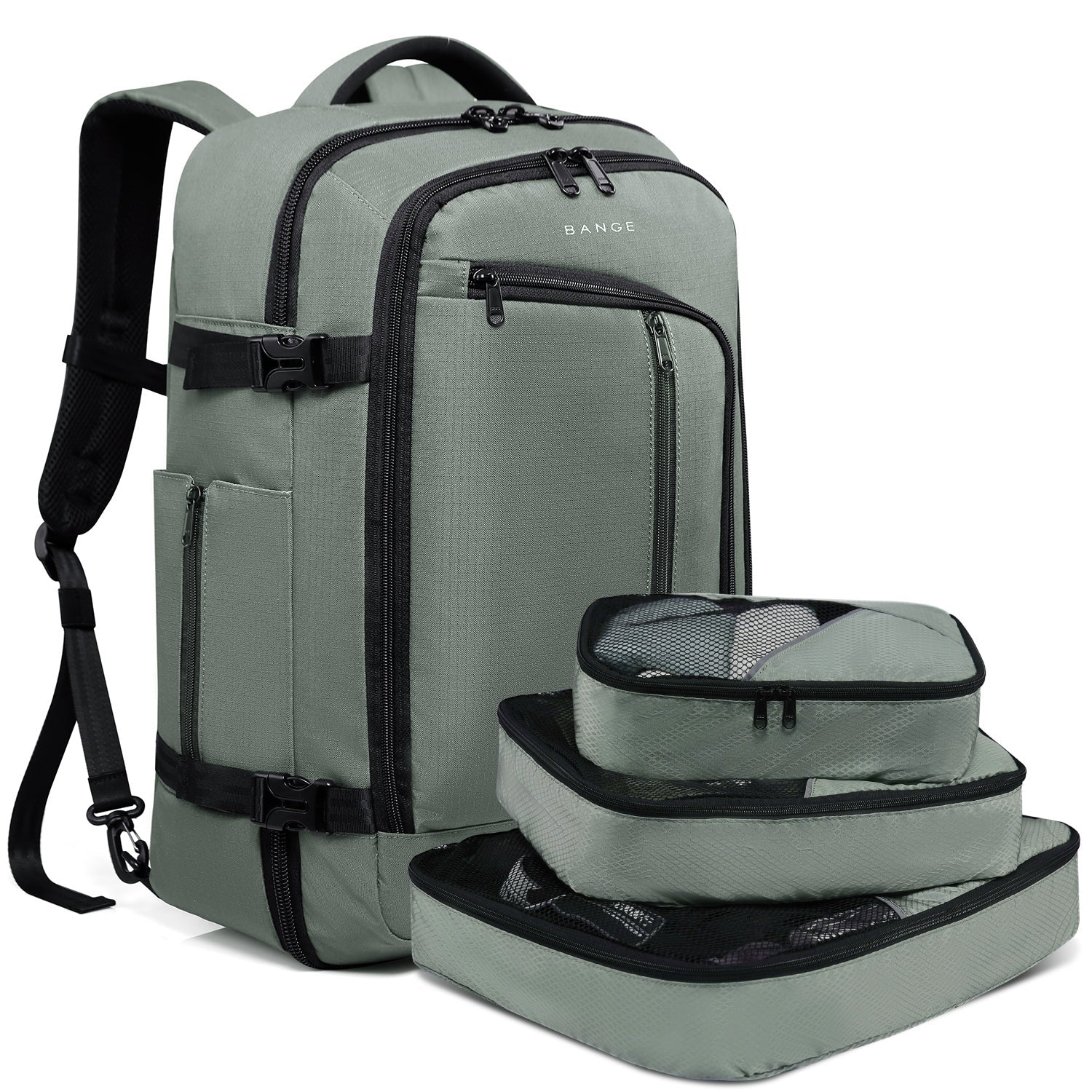 Sac à dos de voyage BANGE, sac week-end de 40 litres avec homologation FAA (sac à dos à 3 compartiments) 7