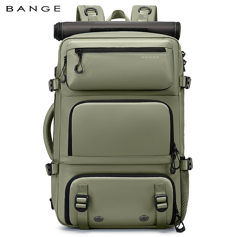 Sac à dos de voyage multifonctionnel BANGE avec protection antivol amovible et compartiments à chaussures 11
