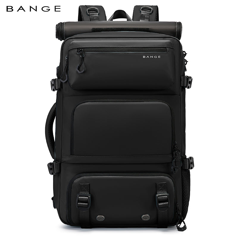 Sac à dos de voyage multifonctionnel BANGE avec protection antivol amovible et compartiments à chaussures 12