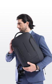 Sac à dos élégant et étanche pour ordinateur portable BANGE, pour les déplacements urbains, avec port USB et ordinateur portable de 15,6 pouces 2