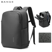 Sac à dos élégant et urbain pour ordinateur portable 15,6 pouces BANGE, idéal pour les déplacements professionnels et quotidiens 11