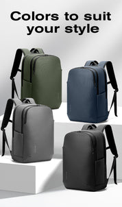 Sac à dos élégant et urbain pour ordinateur portable 15,6 pouces BANGE, idéal pour les déplacements professionnels et quotidiens 3