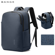 Sac à dos élégant et urbain pour ordinateur portable 15,6 pouces BANGE, idéal pour les déplacements professionnels et quotidiens 9