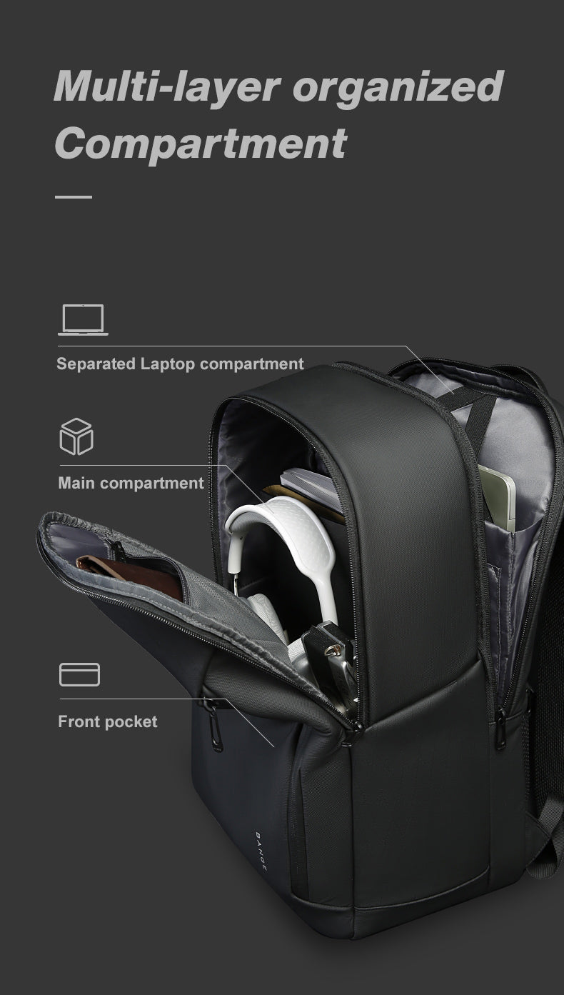 Sac à dos ergonomique et étanche pour ordinateur portable, idéal pour les voyageurs d'affaires, offre spéciale 5