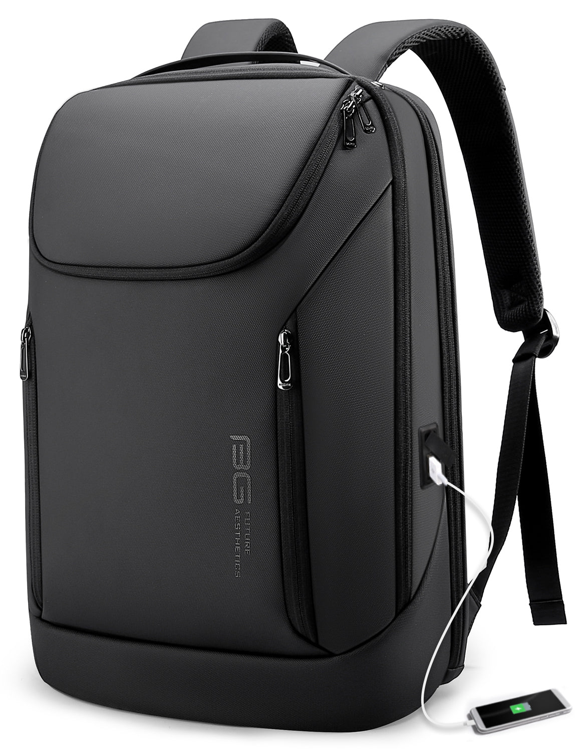 Sac à dos étanche BANGE Business pour ordinateur portable 15,6 pouces avec chargement USB 0