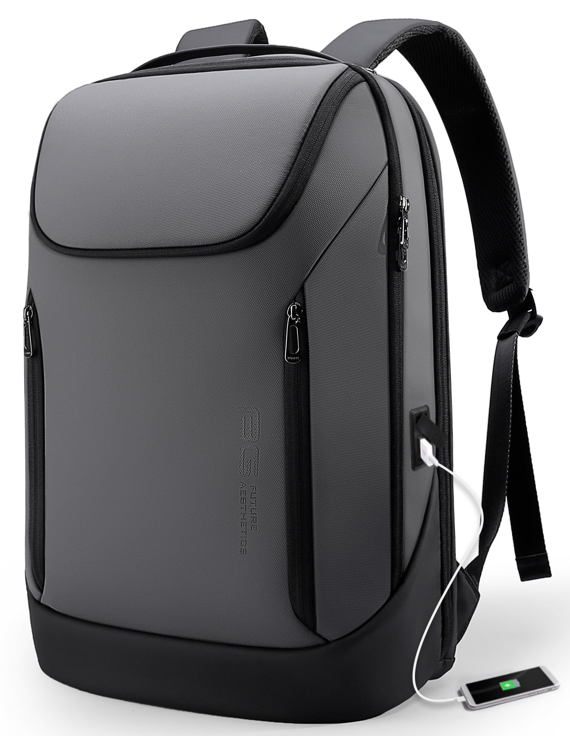 Sac à dos étanche BANGE Business pour ordinateur portable 15,6 pouces avec chargement USB 7