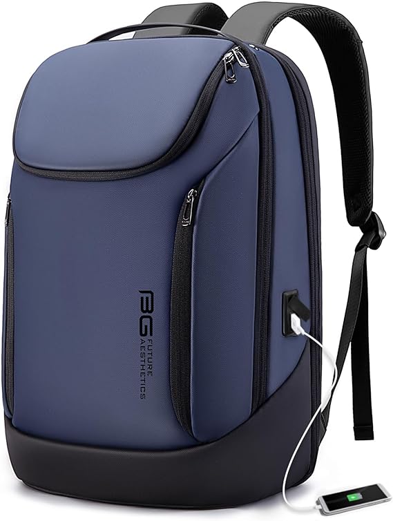Sac à dos étanche BANGE Business pour ordinateur portable 15,6 pouces avec chargement USB 9