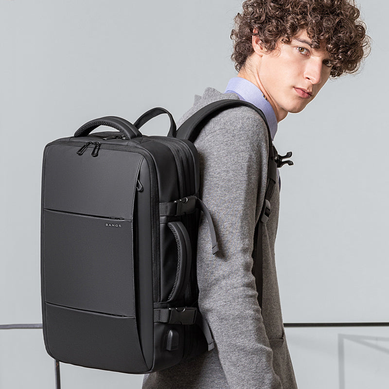 Sac à dos extensible imperméable pour voyage d'affaires BANGE, approuvé pour les vols, bagage à main 6