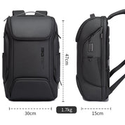 Sac à dos pour ordinateur portable 15,6 pouces BANGE avec port de chargement USB pour homme 3