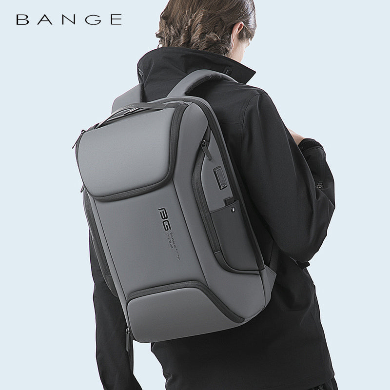 Sac à dos pour ordinateur portable 15,6 pouces BANGE avec port de chargement USB pour homme 6