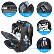 Sac à dos pour ordinateur portable BANGE pour homme, sac à dos de voyage d'affaires avec port de chargement USB, sac à dos de week-end 1