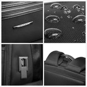 Sac à dos pour ordinateur portable BANGE pour homme, sac à dos de voyage d'affaires avec port de chargement USB, sac à dos de week-end 5