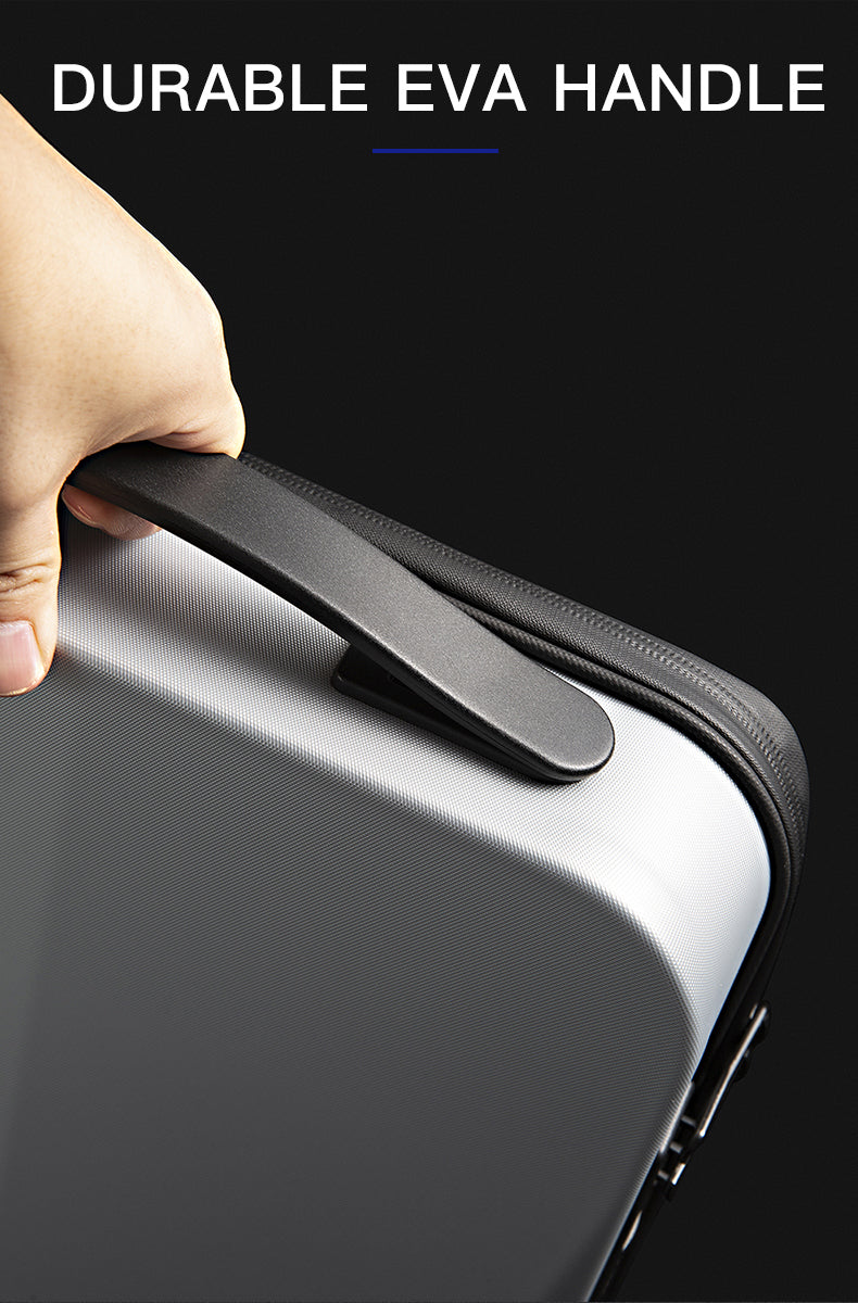 Sac à dos professionnel antivol BANGE Tech à coque rigide avec serrure TSA et port de chargement USB 8