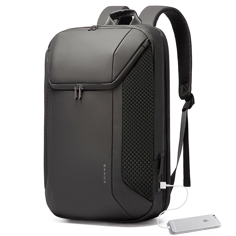 Sac à dos professionnel intelligent BANGE, étanche, compatible avec les ordinateurs portables de 15,6 à 17,3 pouces, avec port de chargement USB 3.0, pour hommes et femmes 0