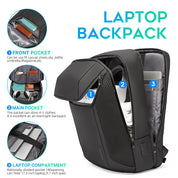Sac à dos professionnel intelligent BANGE, étanche, compatible avec les ordinateurs portables de 15,6 à 17,3 pouces, avec port de chargement USB 3.0, pour hommes et femmes 2