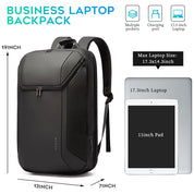Sac à dos professionnel intelligent BANGE, étanche, compatible avec les ordinateurs portables de 15,6 à 17,3 pouces, avec port de chargement USB 3.0, pour hommes et femmes 4