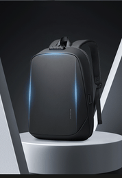 Sac à dos rigide antivol BANGE avec serrure TSA et port USB 4