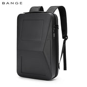 Sac à dos rigide extensible antivol BANGE avec port USB et organiseur 0