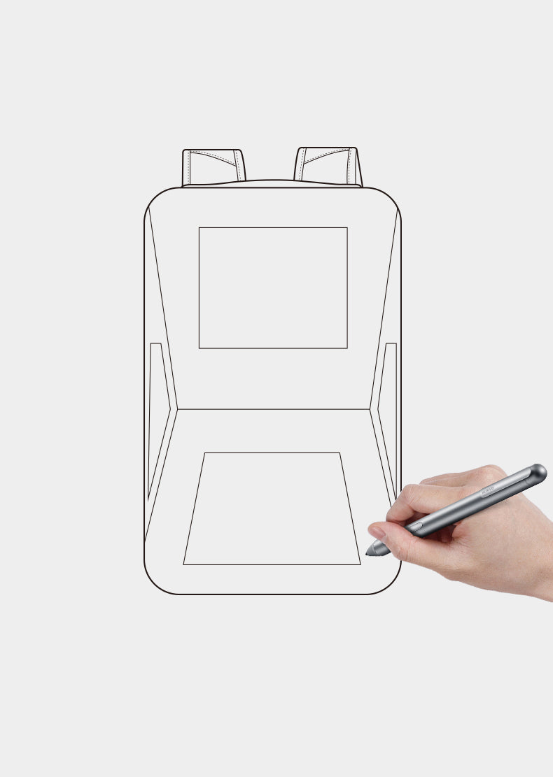 Sac à dos rigide extensible antivol BANGE avec port USB et organiseur 3