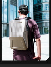 Sac à dos rigide extensible antivol BANGE avec port USB et organiseur 6