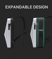 Sac à dos rigide extensible antivol BANGE avec port USB et organiseur 7