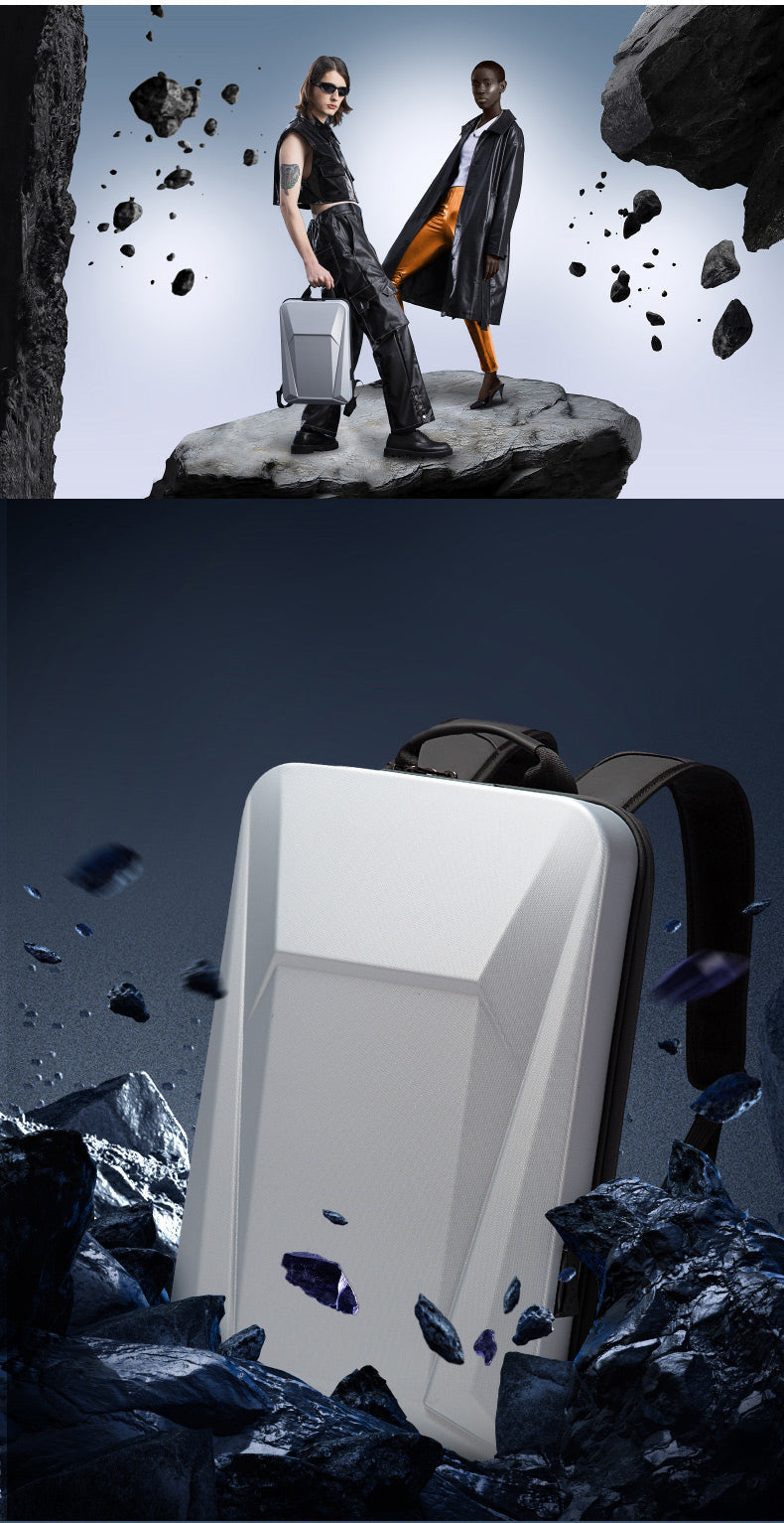 Sac à dos rigide pour ordinateur portable BANGE avec serrure TSA 2