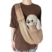 Sac bandoulière léger et respirant pour chiens 5