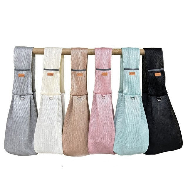 Sac bandoulière léger et respirant pour chiens 6