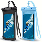 Sac de téléphone imperméable avec ceinture de cou pour la plage et le couverture de smartphone en PVC de voyage pour les appareils de 20 à 32 cm 1